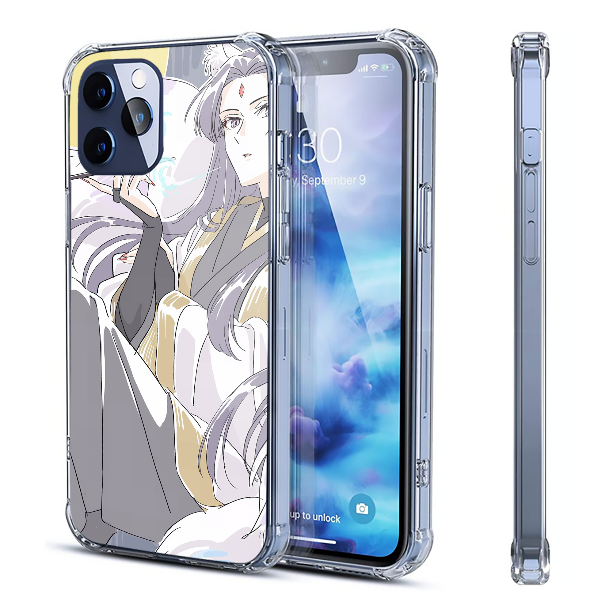 （画像用） 薬屋のひとりごと The Apothecary Diaries 【iPhone 12シリーズ対応】透明スマホケース（クリアソフトケース）